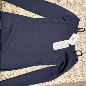 Jason Wu Gray Off-the-Shoulder Sweater